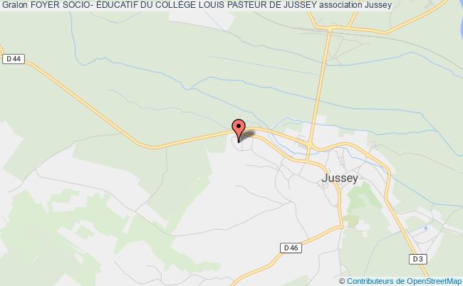plan association Foyer Socio- Éducatif Du CollÈge Louis Pasteur De Jussey Jussey