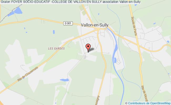 FOYER SOCIO-EDUCATIF -COLLEGE DE VALLON EN SULLY