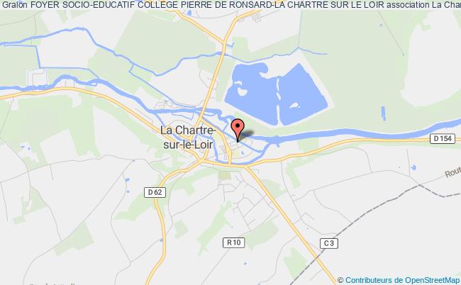 plan association Foyer Socio-educatif College Pierre De Ronsard-la Chartre Sur Le Loir La    Chartre-sur-le-Loir