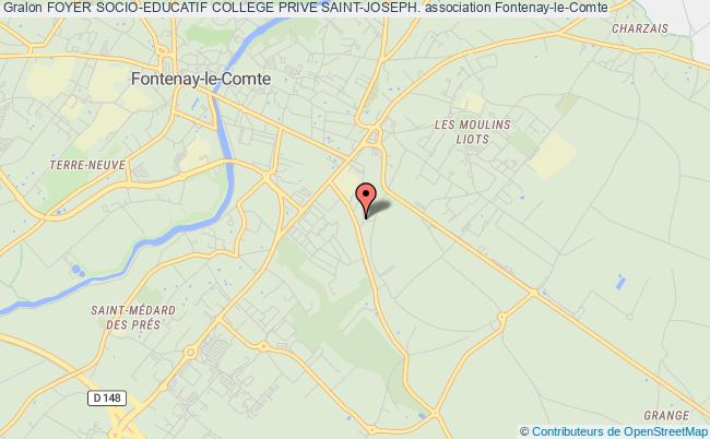 plan association Foyer Socio-educatif College Prive Saint-joseph. Fontenay-le-Comte