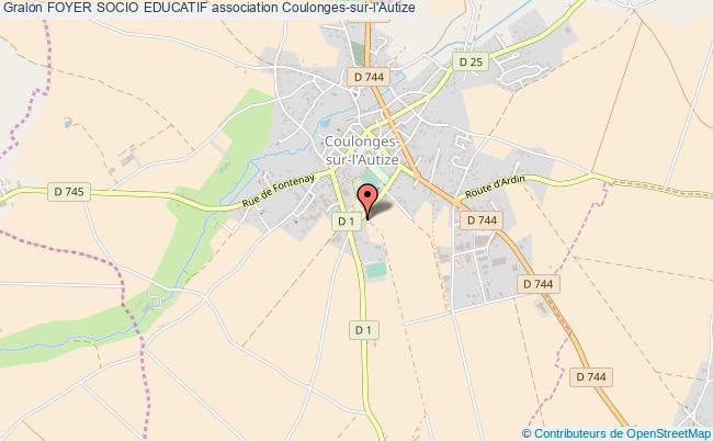 plan association Foyer Socio Educatif Coulonges-sur-l'Autize