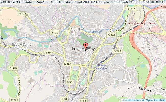 plan association Foyer Socio-educatif De L'ensemble Scolaire Saint Jacques De Compostelle Le    Puy-en-Velay