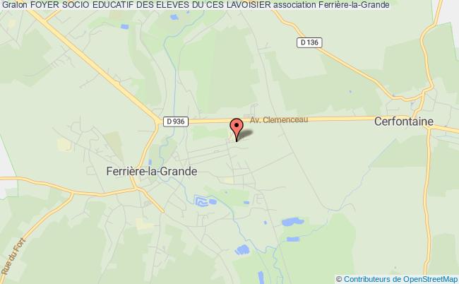 plan association Foyer Socio Educatif Des Eleves Du Ces Lavoisier Ferrière-la-Grande