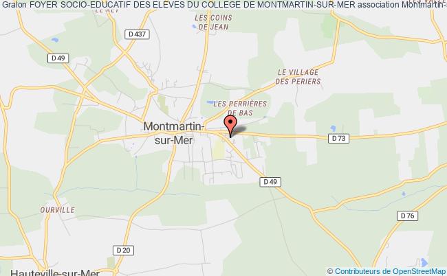 plan association Foyer Socio-educatif Des Eleves Du College De Montmartin-sur-mer Montmartin-sur-Mer