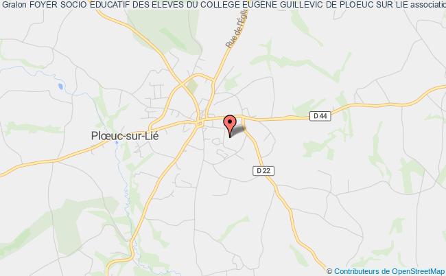 plan association Foyer Socio Educatif Des Eleves Du College Eugene Guillevic De Ploeuc Sur Lie Ploeuc-sur-Lié