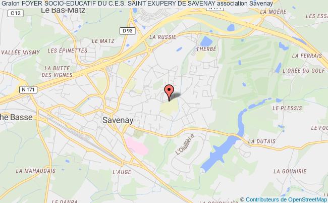 plan association Foyer Socio-educatif Du C.e.s. Saint Exupery De Savenay Savenay