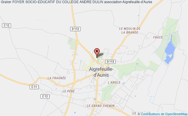 plan association Foyer Socio-educatif Du College Andre Dulin Aigrefeuille-d'Aunis