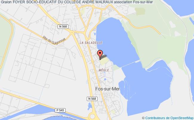 plan association Foyer Socio-educatif Du College Andre Malraux Fos-sur-Mer