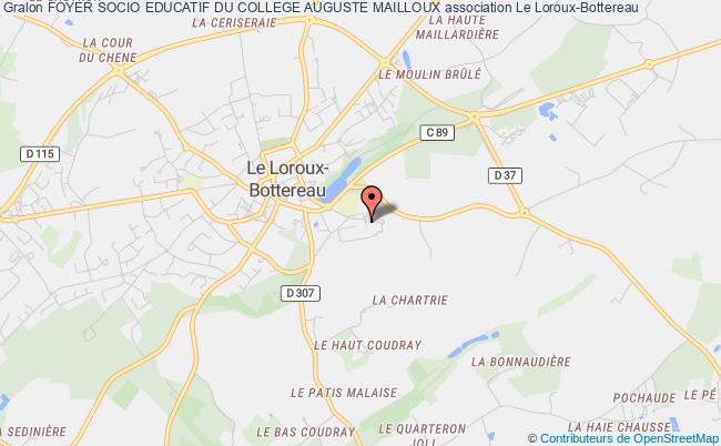 plan association Foyer Socio Educatif Du College Auguste Mailloux Le    Loroux-Bottereau