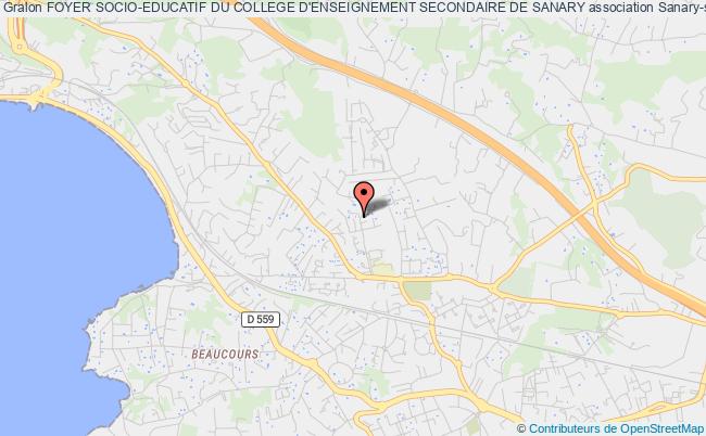 plan association Foyer Socio-educatif Du College D'enseignement Secondaire De Sanary Sanary-sur-Mer