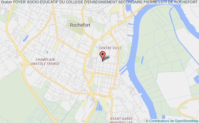 plan association Foyer Socio-educatif Du College D'enseignement Secondaire Pierre-loti De Rochefort Rochefort