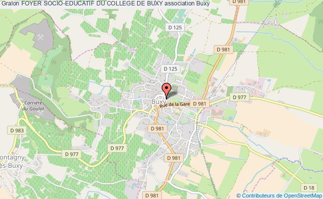 plan association Foyer Socio-educatif Du College De Buxy Buxy