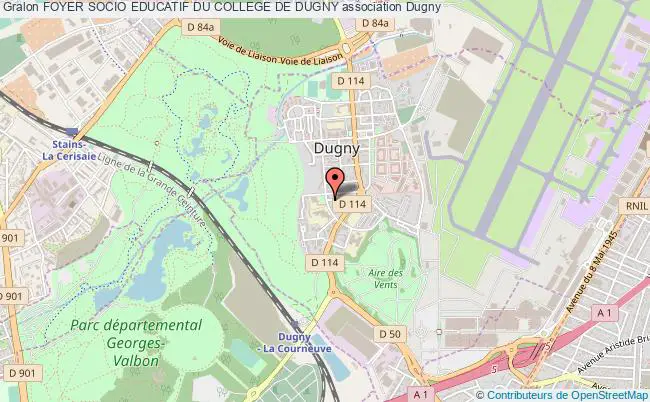 plan association Foyer Socio Educatif Du College De Dugny Dugny