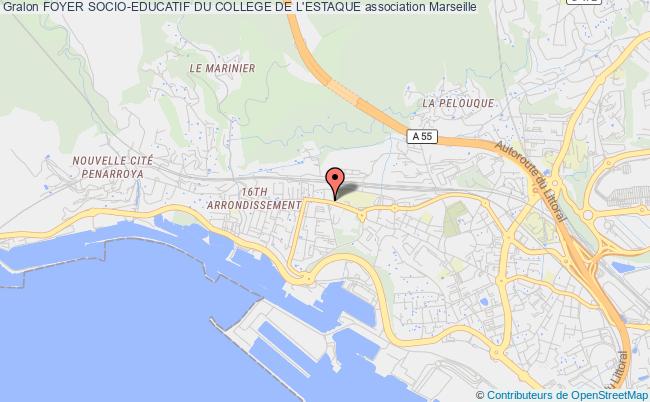 plan association Foyer Socio-educatif Du College De L'estaque Marseille