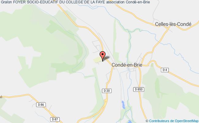 plan association Foyer Socio-educatif Du College De La Faye Condé-en-Brie