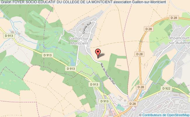 plan association Foyer Socio-educatif Du College De La Montcient Gaillon-sur-Montcient