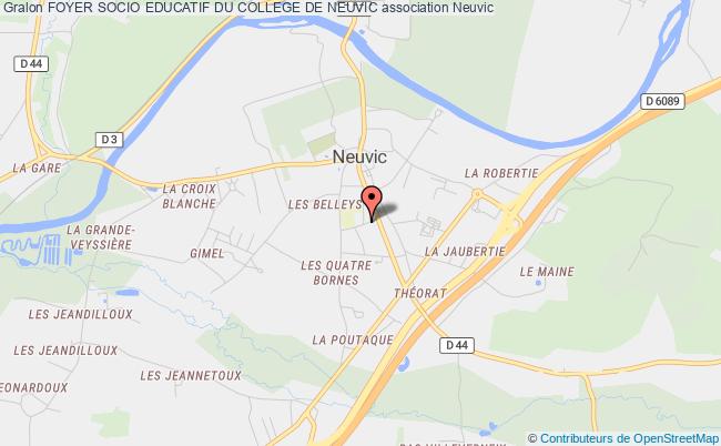 plan association Foyer Socio Educatif Du College De Neuvic Neuvic