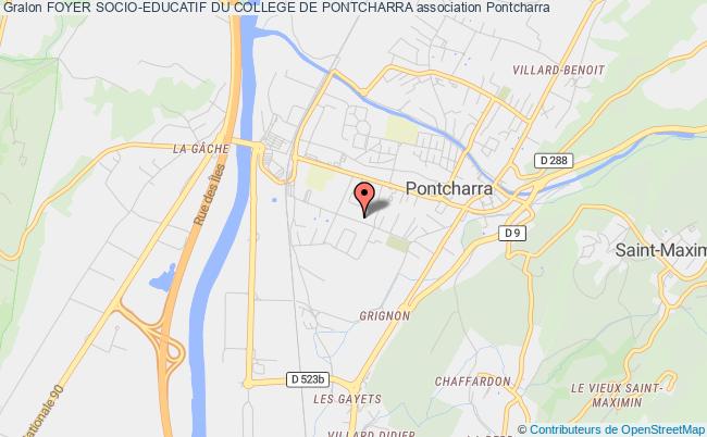 plan association Foyer Socio-educatif Du College De Pontcharra Pontcharra