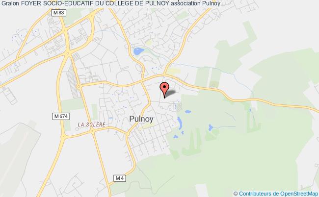 plan association Foyer Socio-educatif Du College De Pulnoy Pulnoy