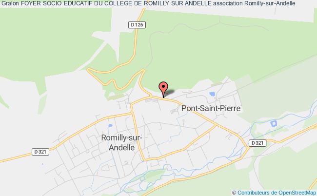 plan association Foyer Socio Educatif Du College De Romilly Sur Andelle Romilly-sur-Andelle