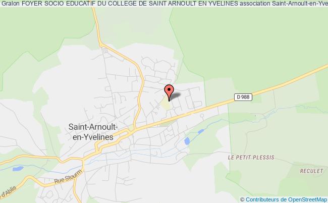 plan association Foyer Socio Educatif Du College De Saint Arnoult En Yvelines Saint-Arnoult-en-Yvelines