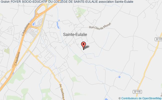 plan association Foyer Socio-educatif Du College De Sainte-eulalie Sainte-Eulalie