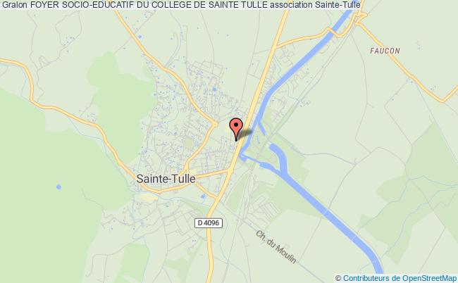 plan association Foyer Socio-educatif Du College De Sainte Tulle Sainte-Tulle