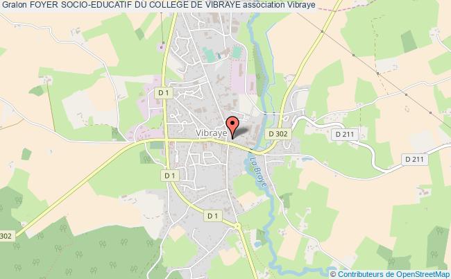 plan association Foyer Socio-educatif Du College De Vibraye Vibraye