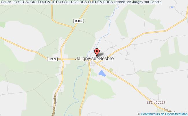 plan association Foyer Socio-educatif Du College Des Chenevieres Jaligny-sur-Besbre