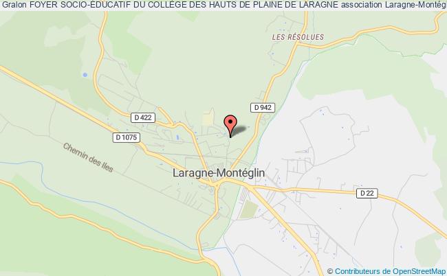plan association Foyer Socio-Éducatif Du CollÈge Des Hauts De Plaine De Laragne Laragne-Montéglin