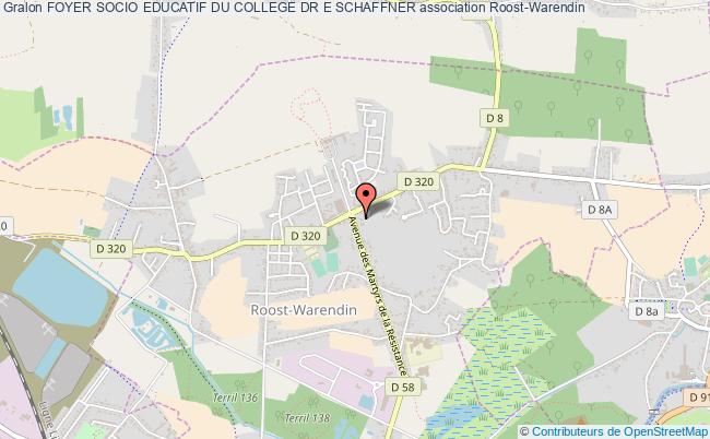 plan association Foyer Socio Educatif Du College Dr E Schaffner Roost-Warendin
