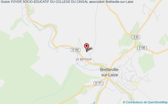 plan association Foyer Socio-educatif Du College Du Cingal Bretteville-sur-Laize