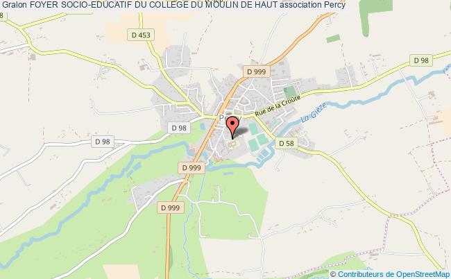 plan association Foyer Socio-educatif Du College Du Moulin De Haut Percy
