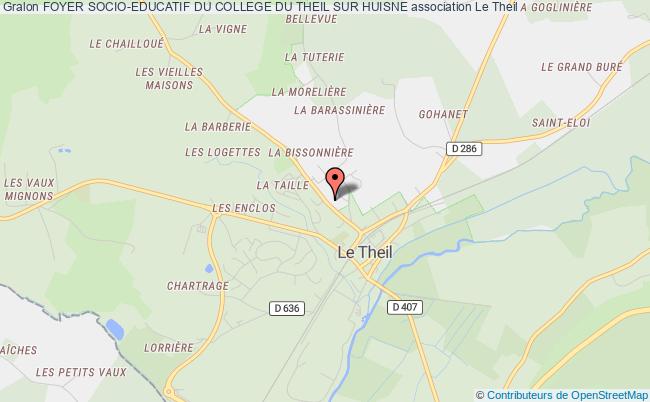 plan association Foyer Socio-educatif Du College Du Theil Sur Huisne 