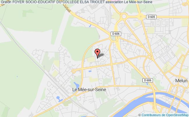 plan association Foyer Socio-educatif Du College Elsa Triolet Le    Mée-sur-Seine