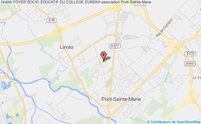 plan association Foyer Socio Educatif Du College Eureka Pont-Sainte-Marie