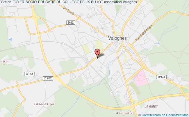 plan association Foyer Socio-educatif Du College Felix Buhot Valognes