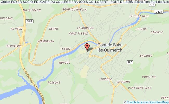 plan association Foyer Socio-educatif Du College Francois Collobert - Pont-de-buis Pont-de-Buis-lès-Quimerch