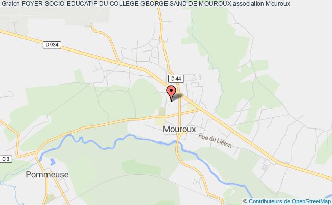 plan association Foyer Socio-educatif Du College George Sand De Mouroux Mouroux