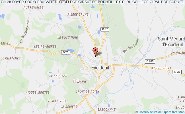 plan association Foyer Socio Educatif Du College Giraut De Borneil - F.s.e. Du College Giraut De Borneil Excideuil