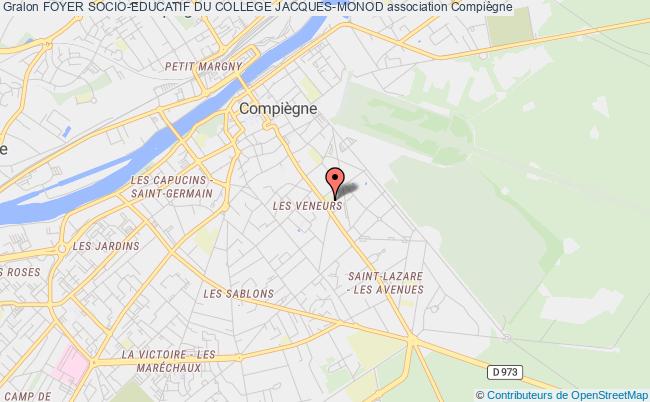 plan association Foyer Socio-educatif Du College Jacques-monod Compiègne