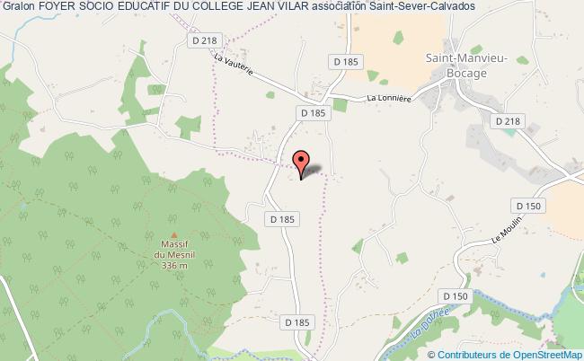 plan association Foyer Socio Educatif Du College Jean Vilar Saint-Sever-Calvados