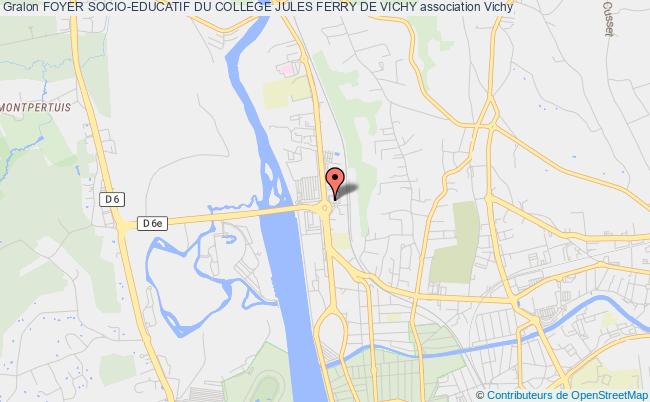 plan association Foyer Socio-educatif Du College Jules Ferry De Vichy Vichy