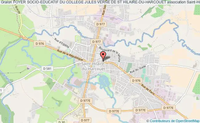 plan association Foyer Socio-educatif Du College Jules Verne De St Hilaire-du-harcouet Saint-Hilaire-du-Harcouët