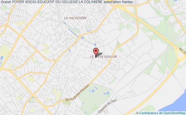 plan association Foyer Socio-educatif Du College La Coliniere Nantes