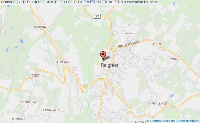 plan association Foyer Socio-educatif Du College La Pierre Aux Fees Reignier