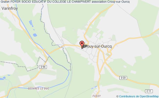 plan association Foyer Socio Educatif Du College Le Champivert Crouy-sur-Ourcq