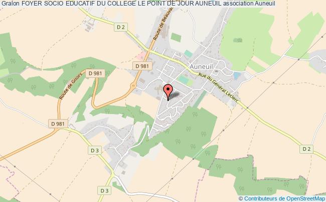 plan association Foyer Socio Educatif Du College Le Point De Jour Auneuil Auneuil