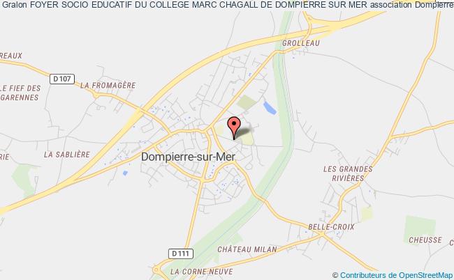 plan association Foyer Socio Educatif Du College Marc Chagall De Dompierre Sur Mer Dompierre-sur-Mer