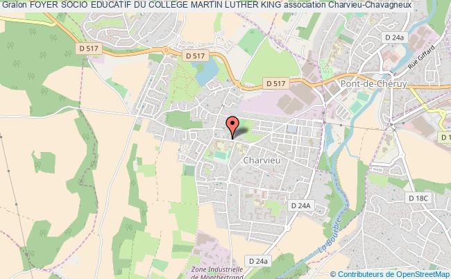 plan association Foyer Socio Educatif Du College Martin Luther King Charvieu-Chavagneux